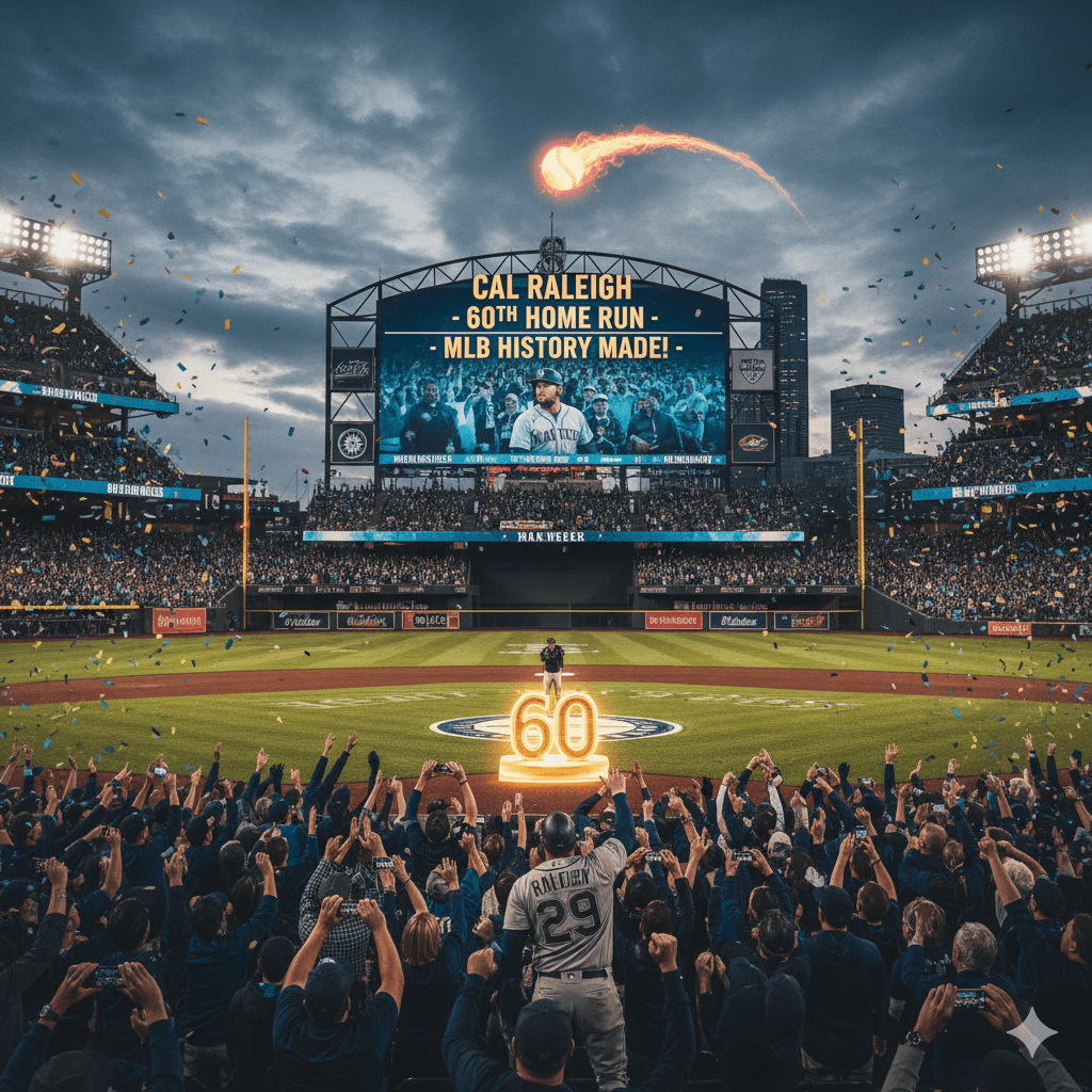 Cal Raleigh 60th Homer Makes MLB History