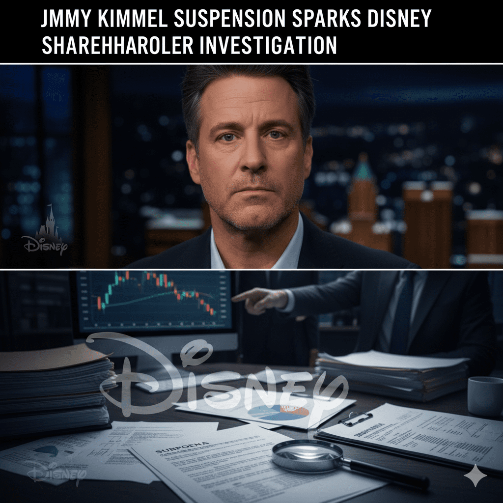Jimmy Kimmel Suspension Sparks Disney Shareholder Investigation