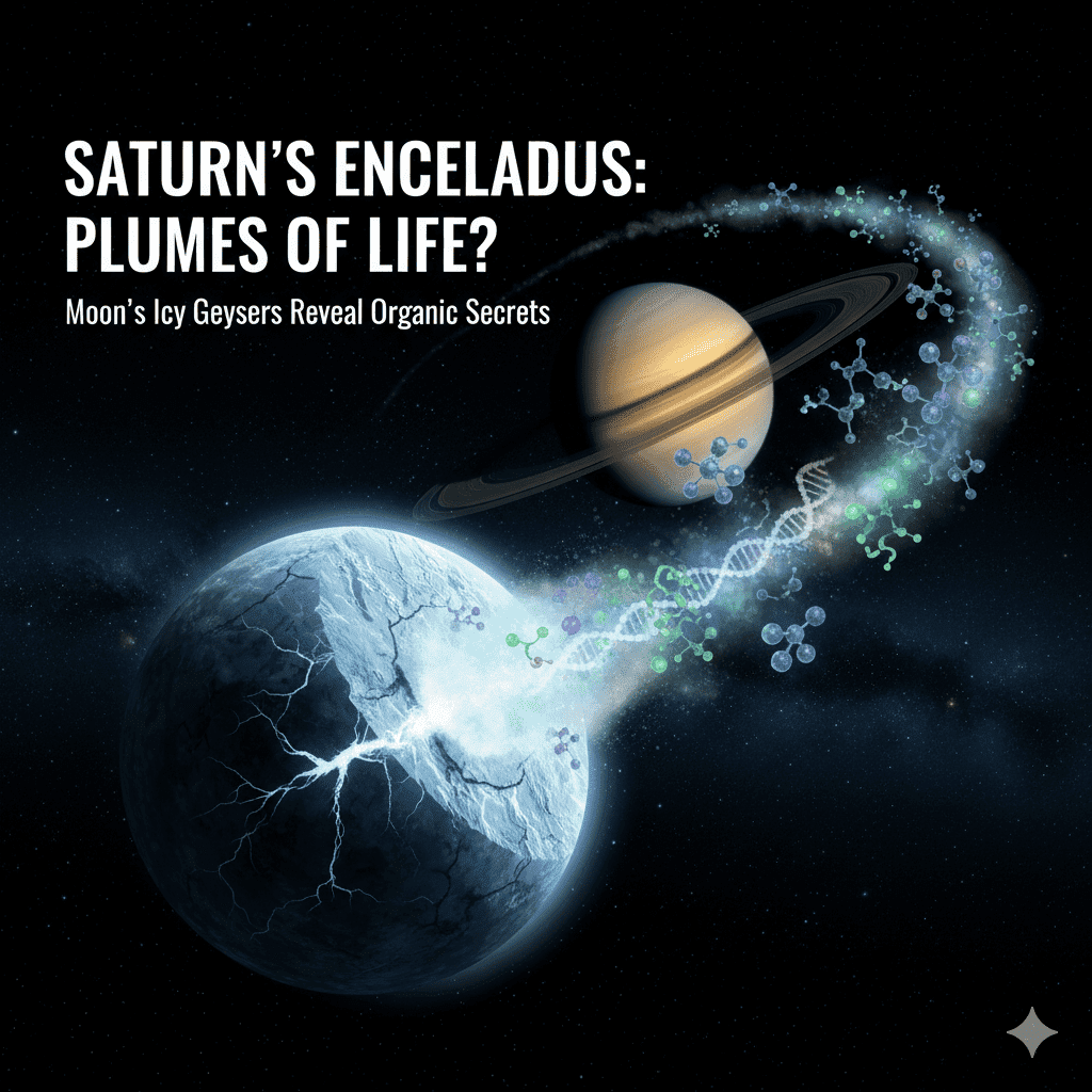 Saturn Moon Enceladus Shows Signs of Life Molecules
