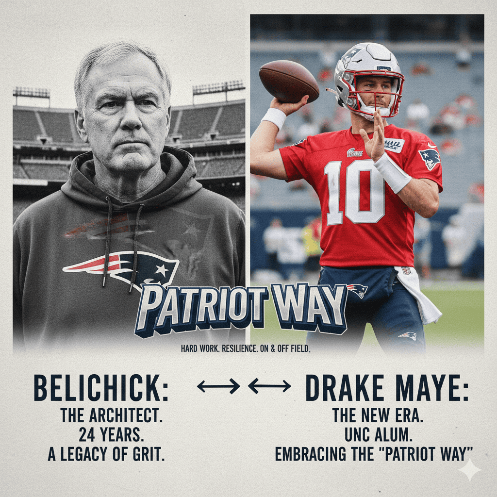 Bill Belichick’s Impact on Patriots and Drake Maye’s UNC Connection