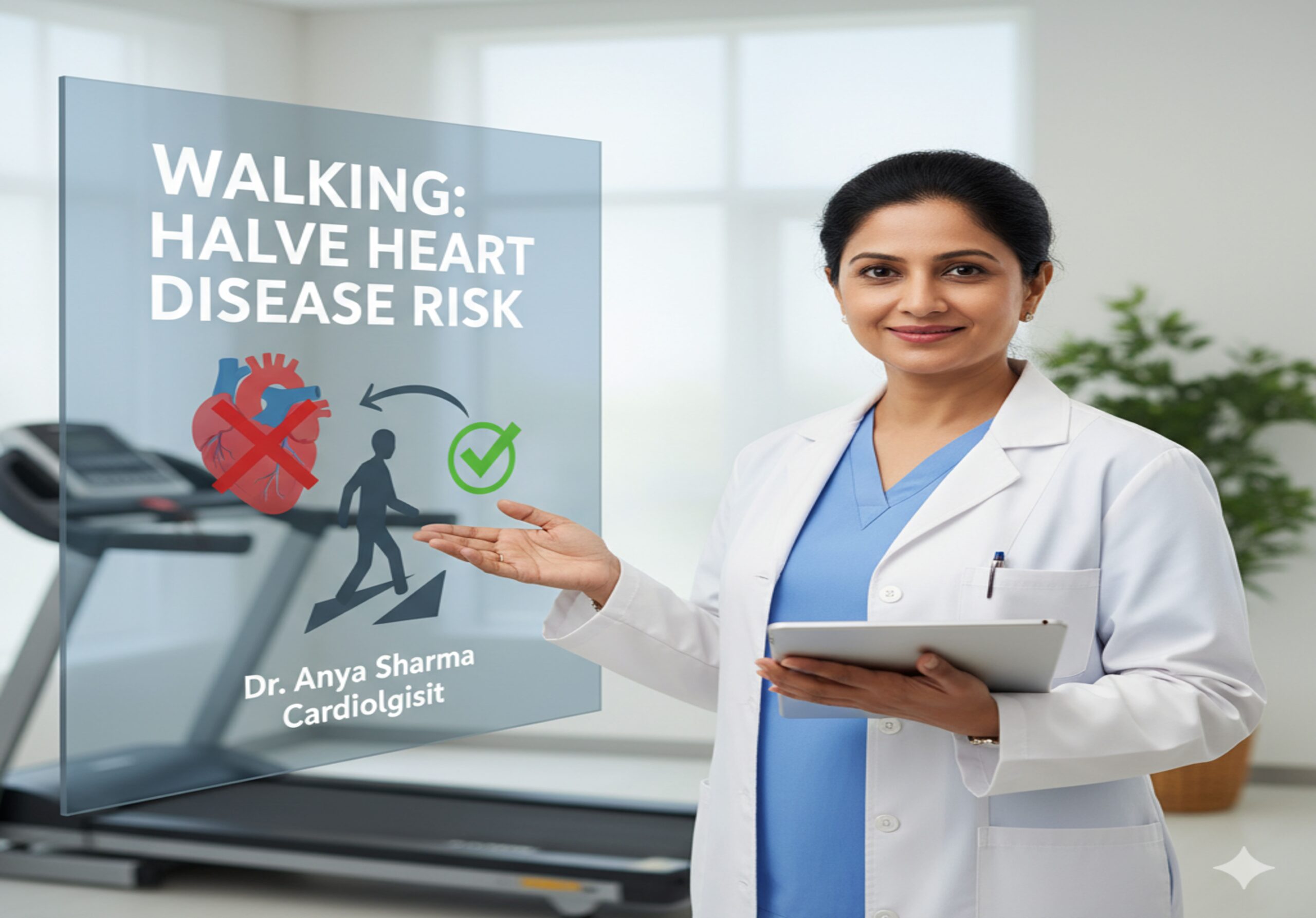 Select Cardiologist Highlights Walking as Key to Halve Heart Disease Risk Cardiologist Highlights Walking as Key to Halve Heart Disease Risk