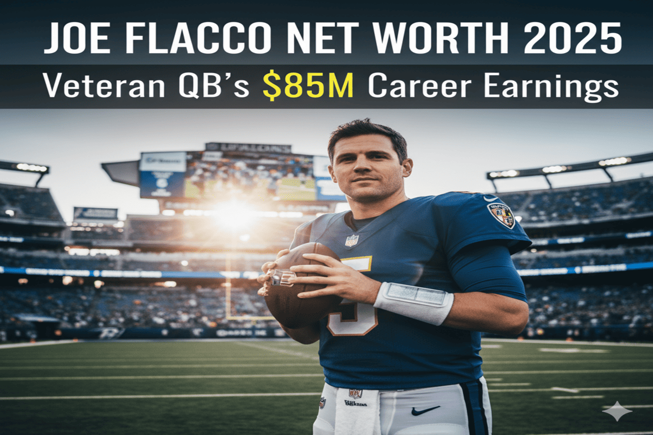 Joe Flacco Net Worth 2025: Veteran QB’s $85M Career Earnings