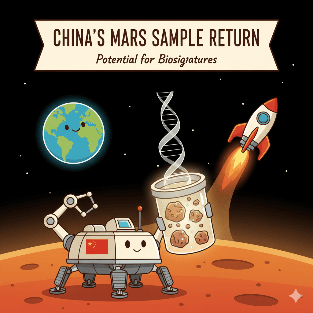 China’s Mars Sample Return: Potential for Biosignatures