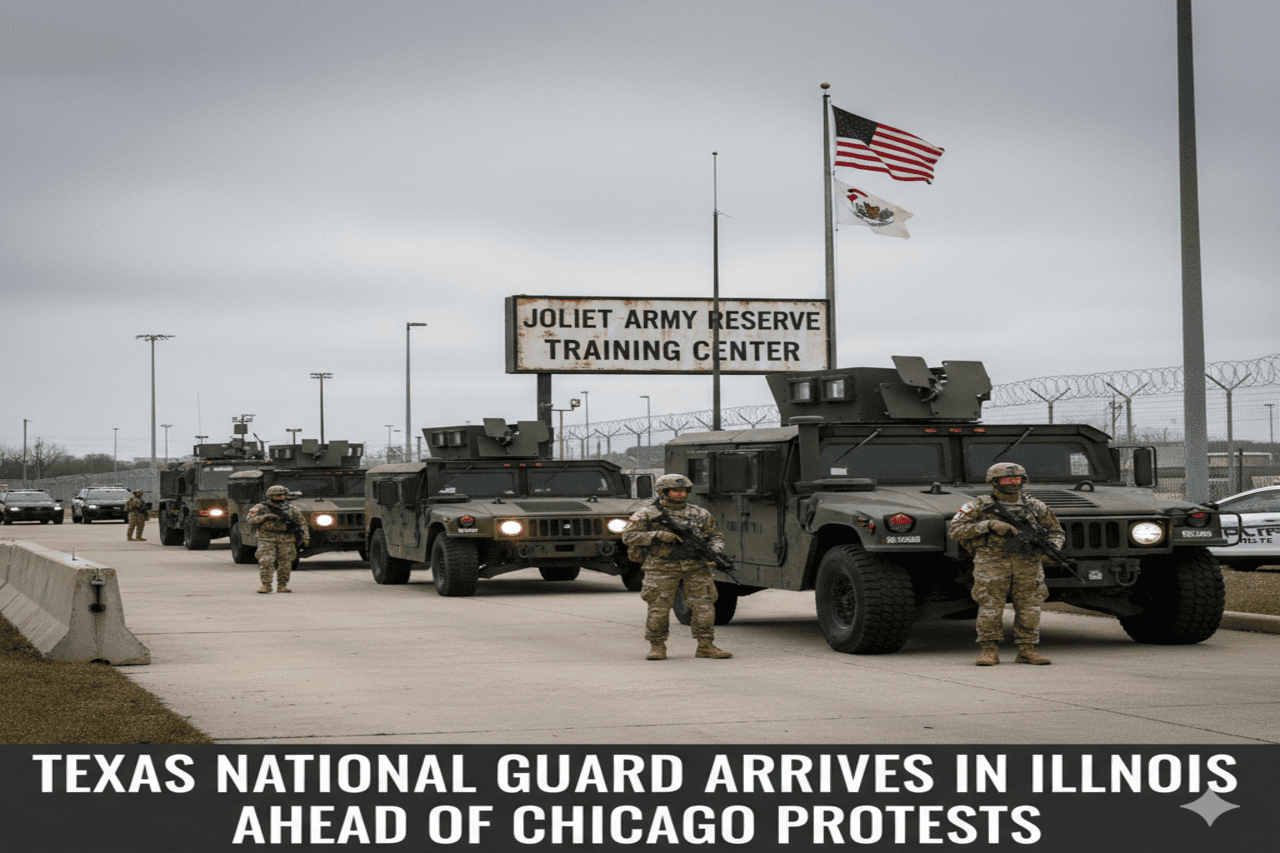 Texas National Guard Arrives in Illinois Ahead of Chicago Protests